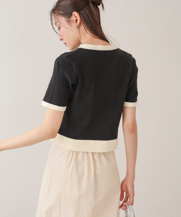 リンガーニットＴシャツ