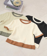 リンガーニットＴシャツ