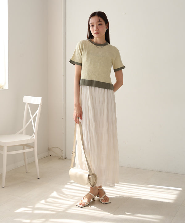 リンガーニットＴシャツ