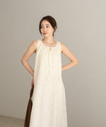 【S・Mサイズ展開】コットン刺繍ワンピース