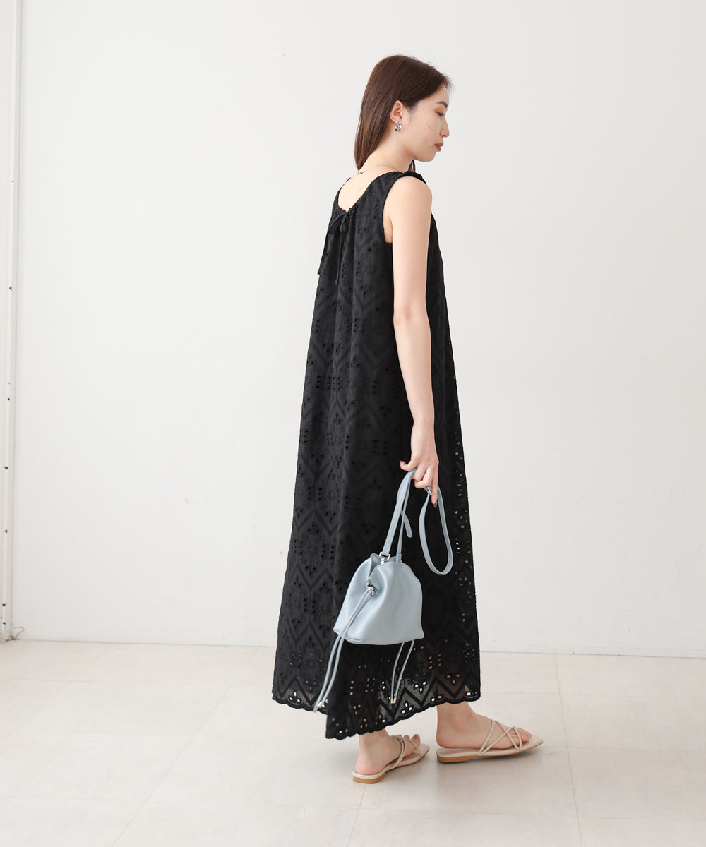 【S・Mサイズ展開】コットン刺繍ワンピース