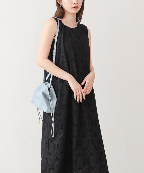 【S・Mサイズ展開】コットン刺繍ワンピース