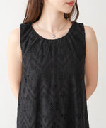 【S・Mサイズ展開】コットン刺繍ワンピース