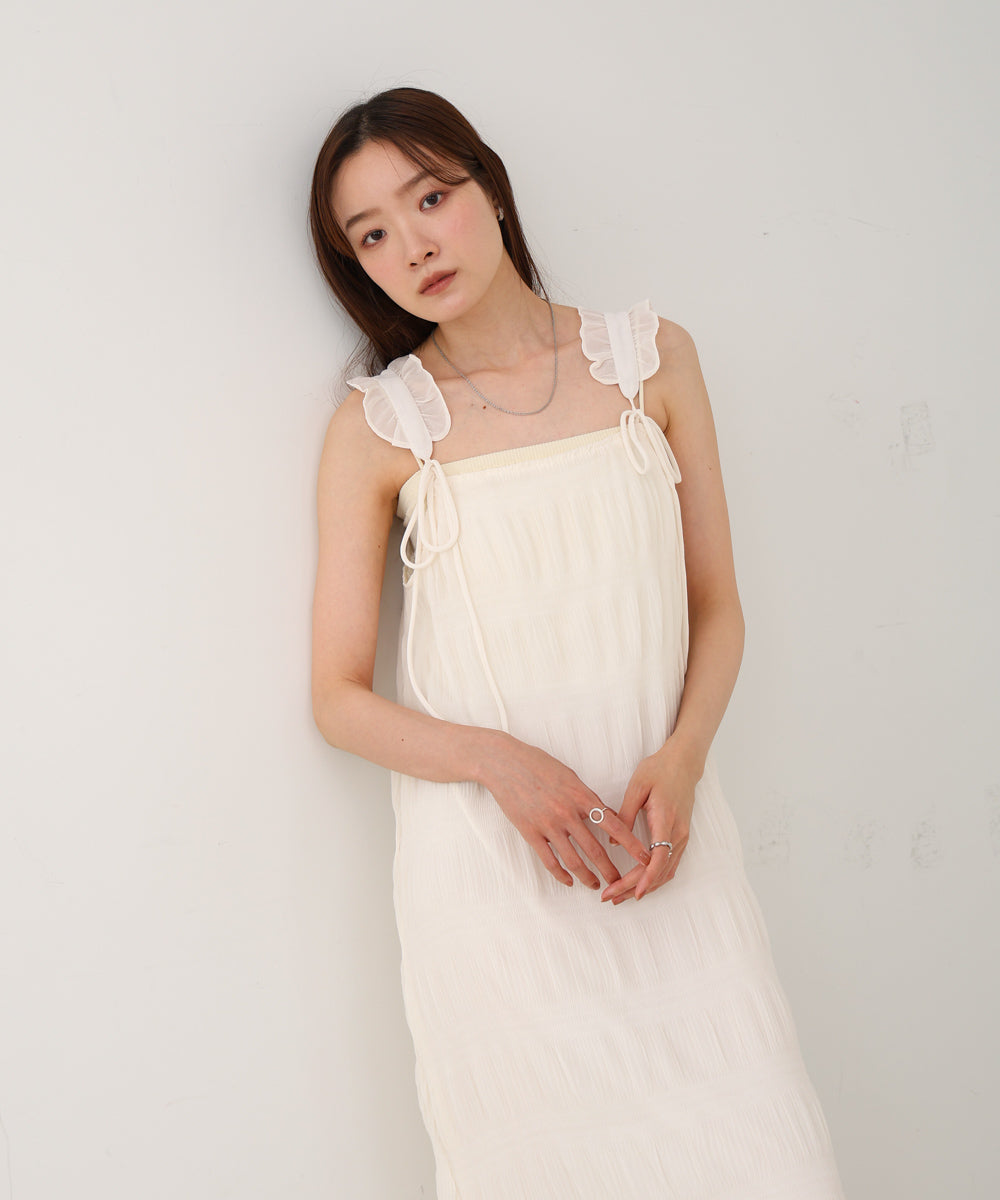 リボンプリーツワンピース