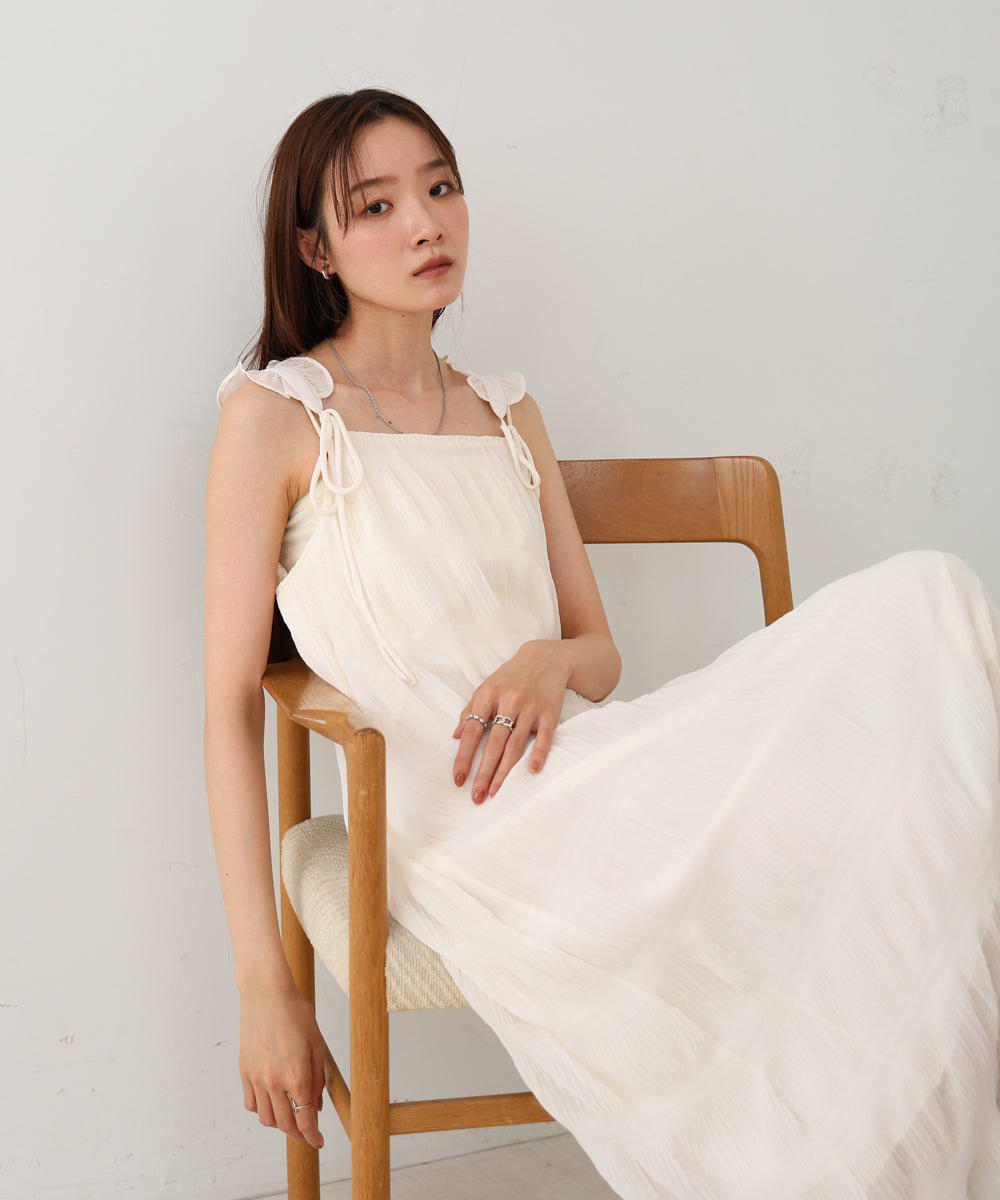 リボンプリーツワンピース