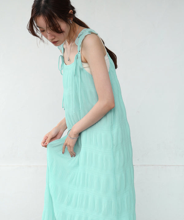 リボンプリーツワンピース