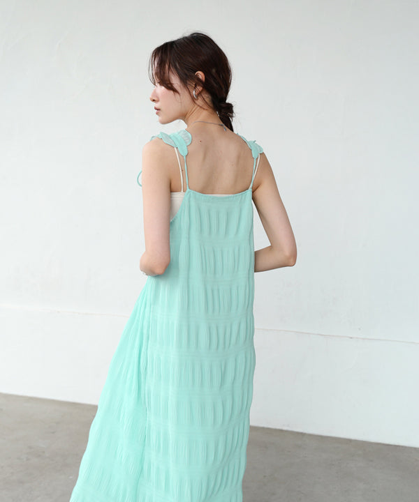 リボンプリーツワンピース