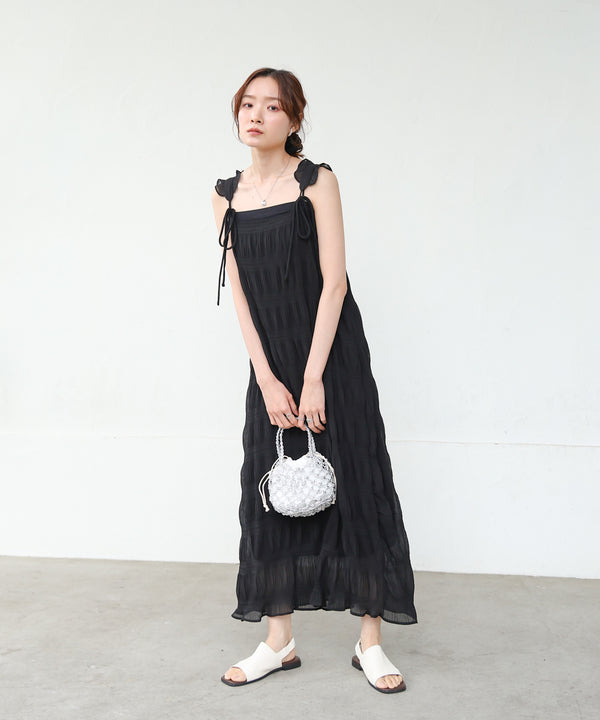 リボンプリーツワンピース