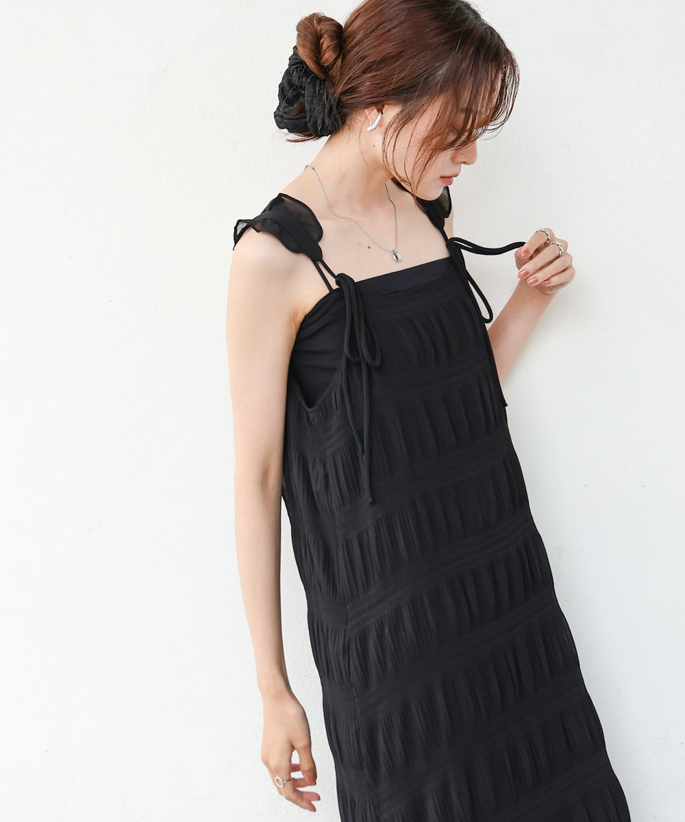 リボンプリーツワンピース