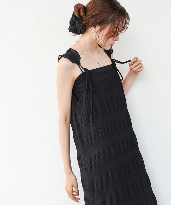リボンプリーツワンピース