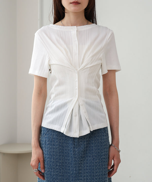 レイヤード風２ＷＡＹトップス