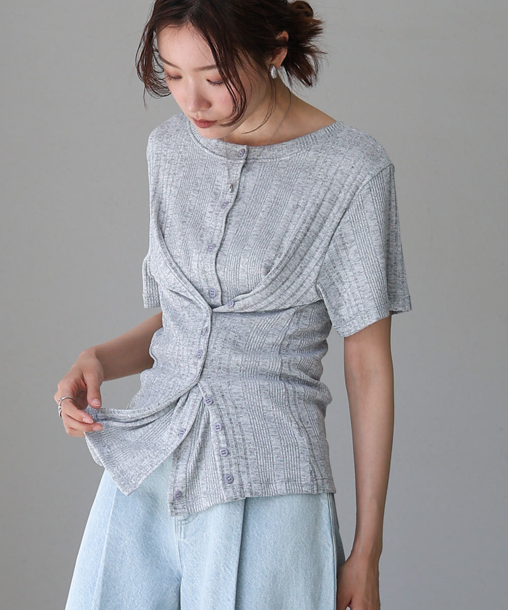 レイヤード風２ＷＡＹトップス