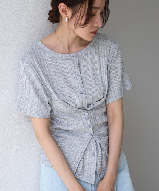 レイヤード風2WAYトップス
