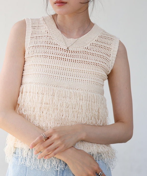 ループニットトップス