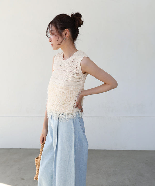 ループニットトップス