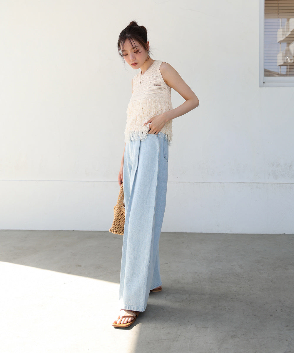 ループニットトップス