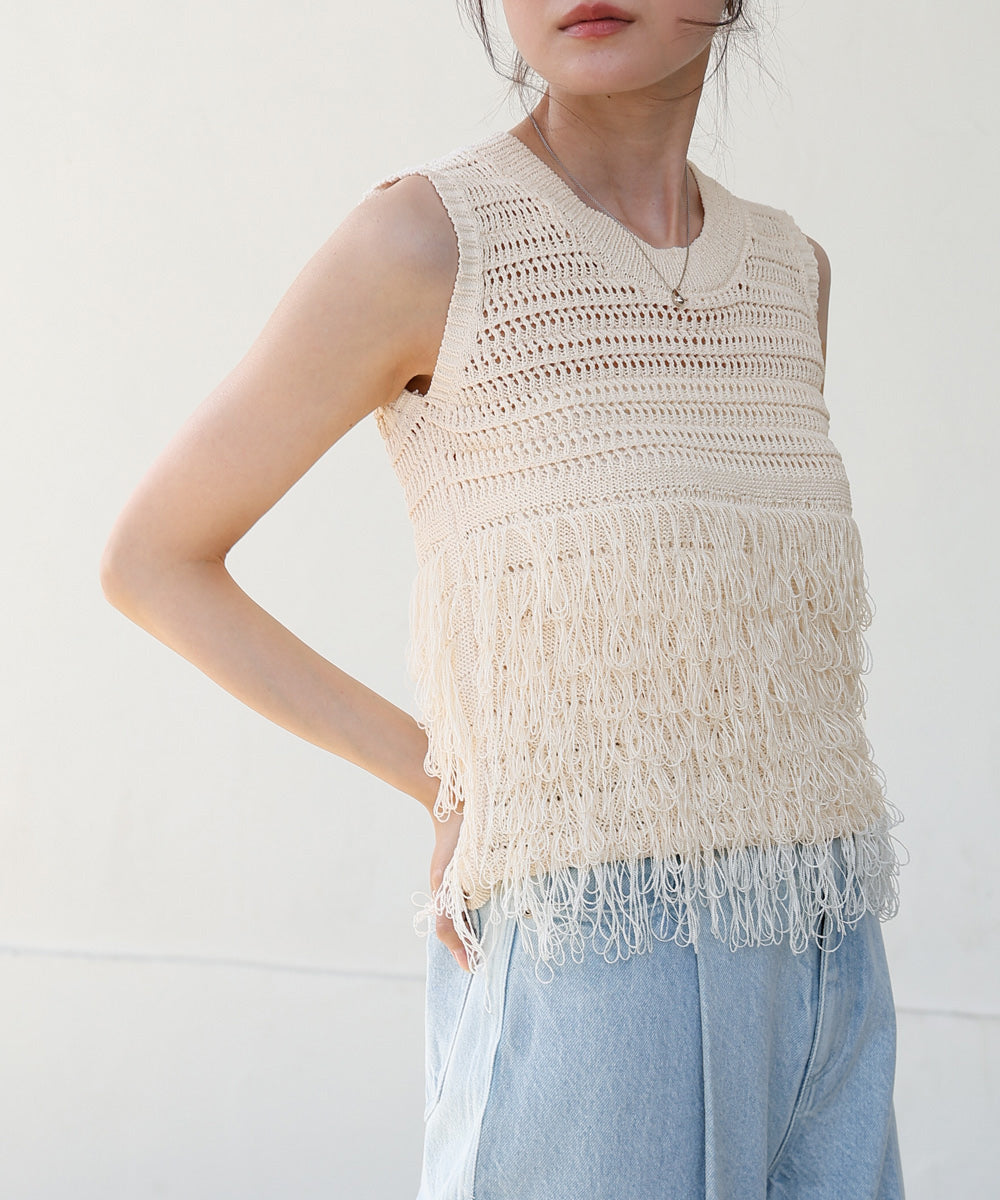 ループニットトップス