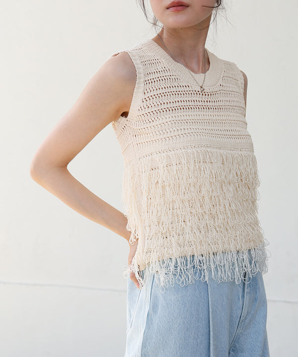 ループニットトップス