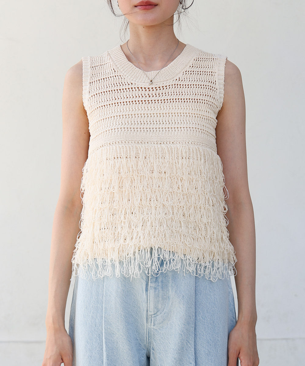 ループニットトップス