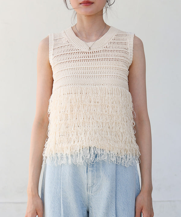 ループニットトップス