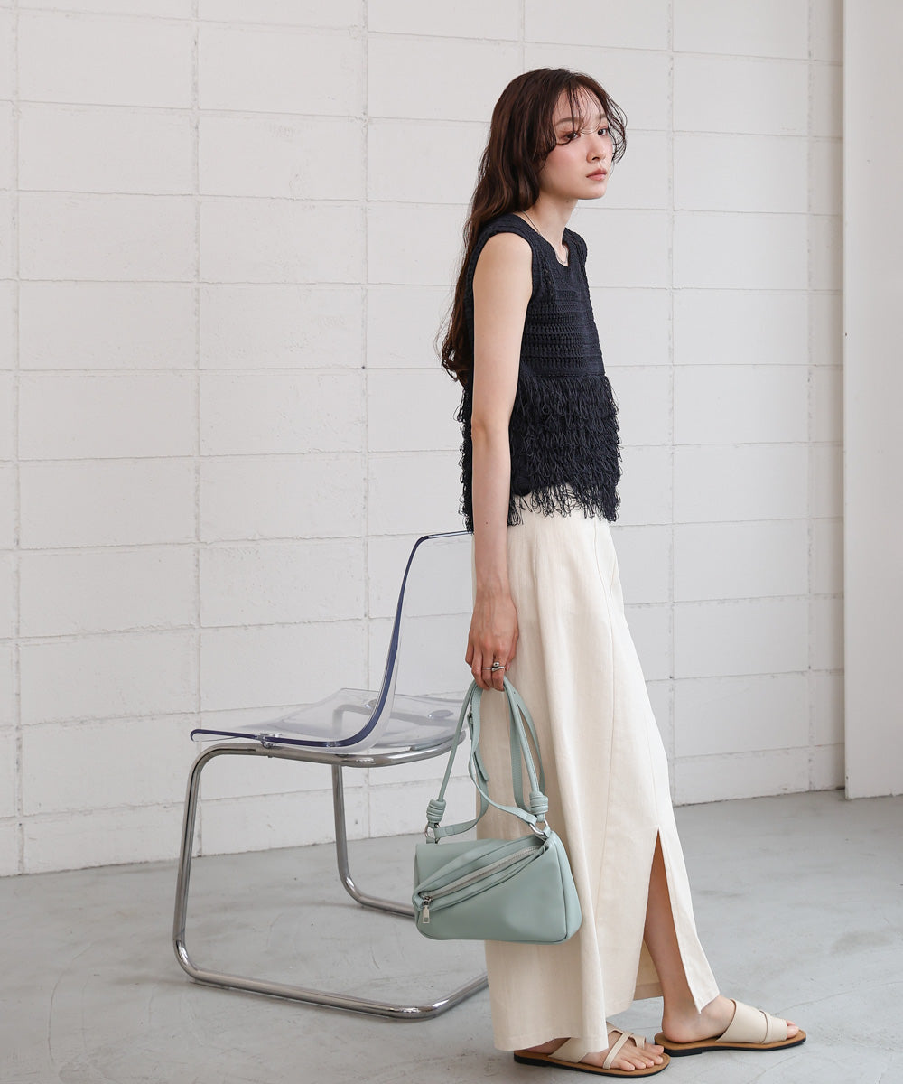 ループニットトップス