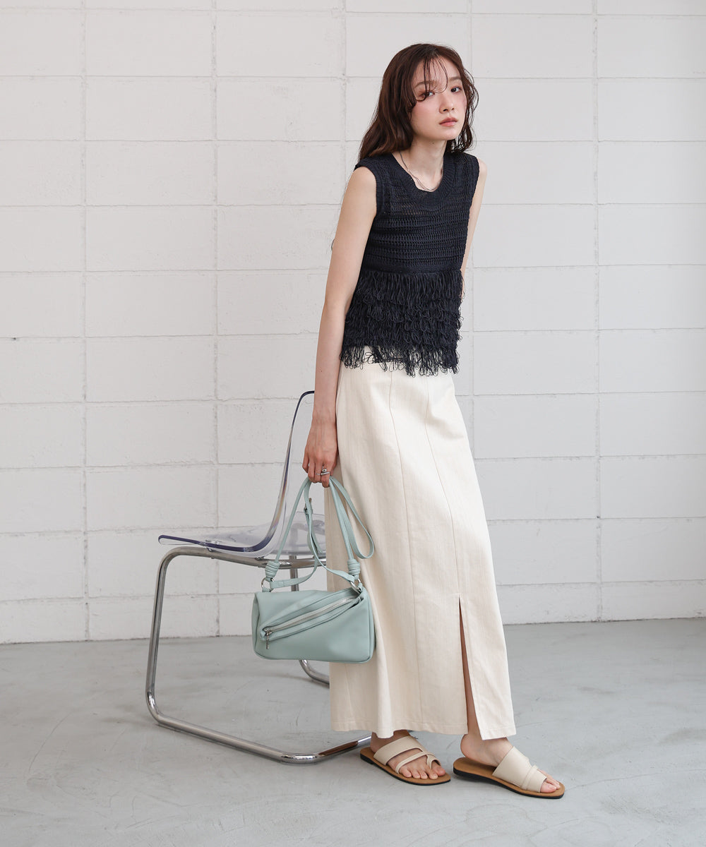 ループニットトップス