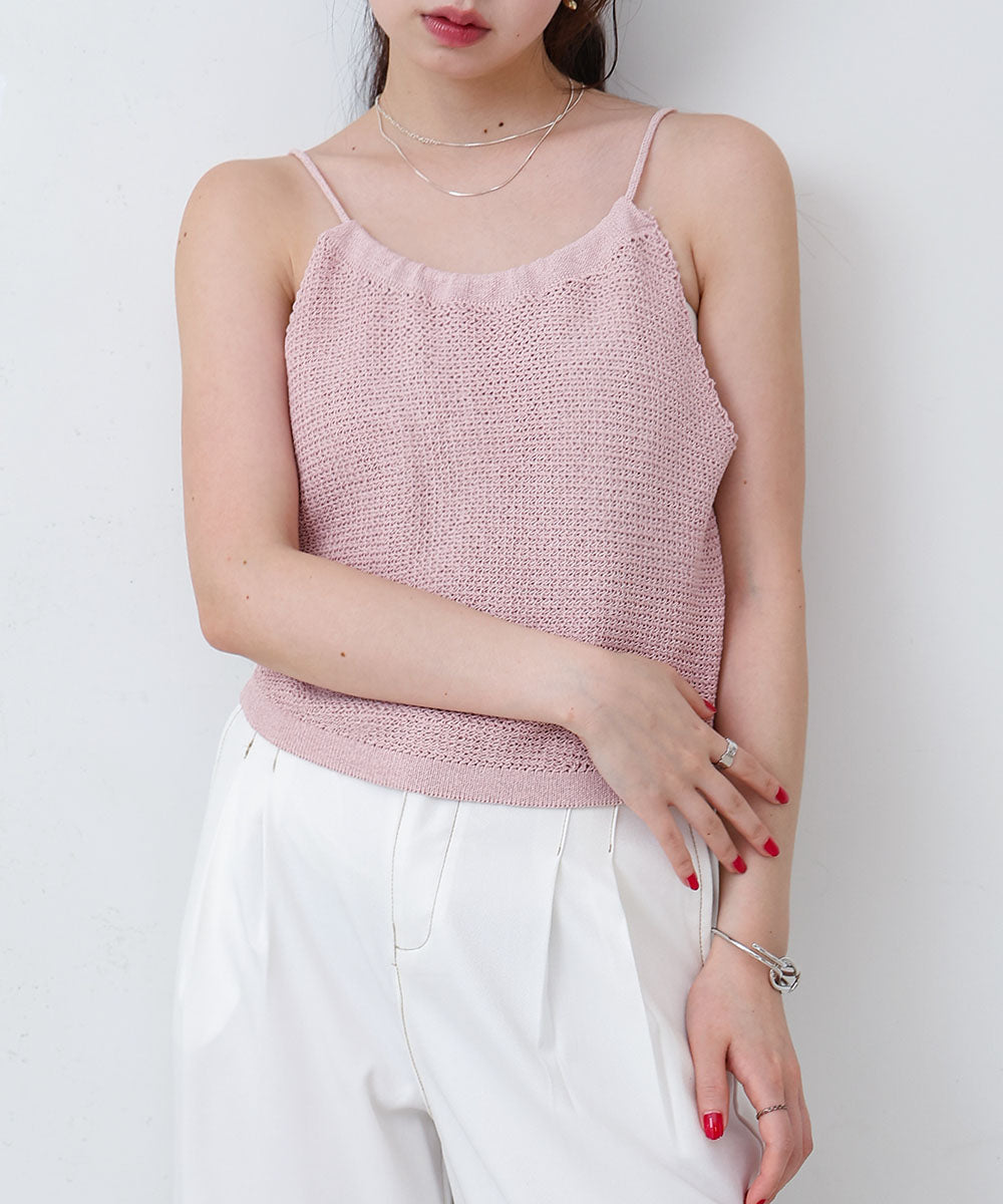 前後2WAYアメスリ リボンニットベスト