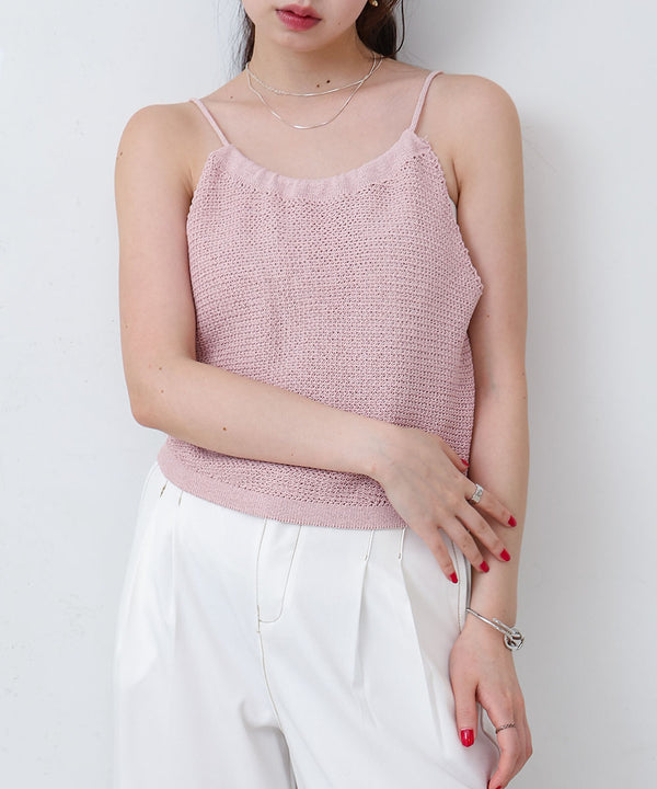 前後2WAYアメスリ リボンニットベスト