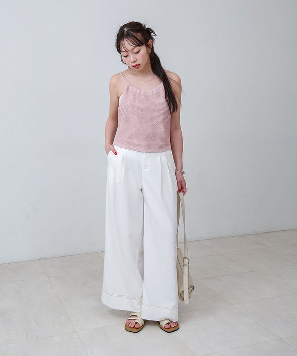 前後2WAYアメスリ リボンニットベスト