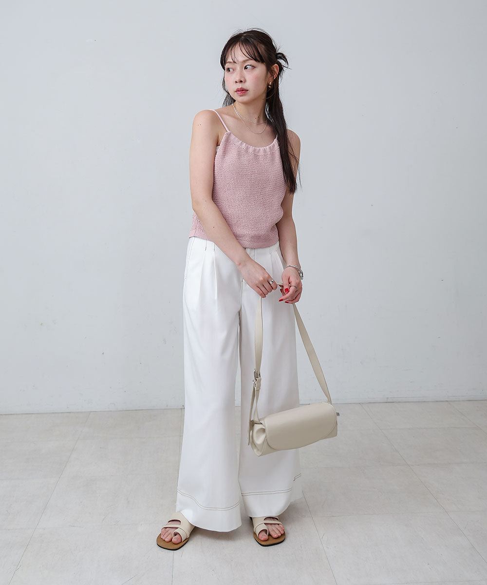 前後2WAYアメスリ リボンニットベスト