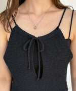 前後2WAYアメスリ リボンニットベスト