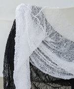 アシメヘムデザインスリットレーストップス