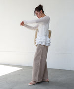 メランジリボンカーディガン