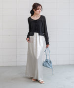 メランジリボンカーディガン