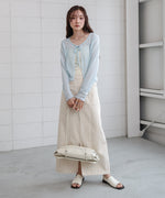 メランジリボンカーディガン