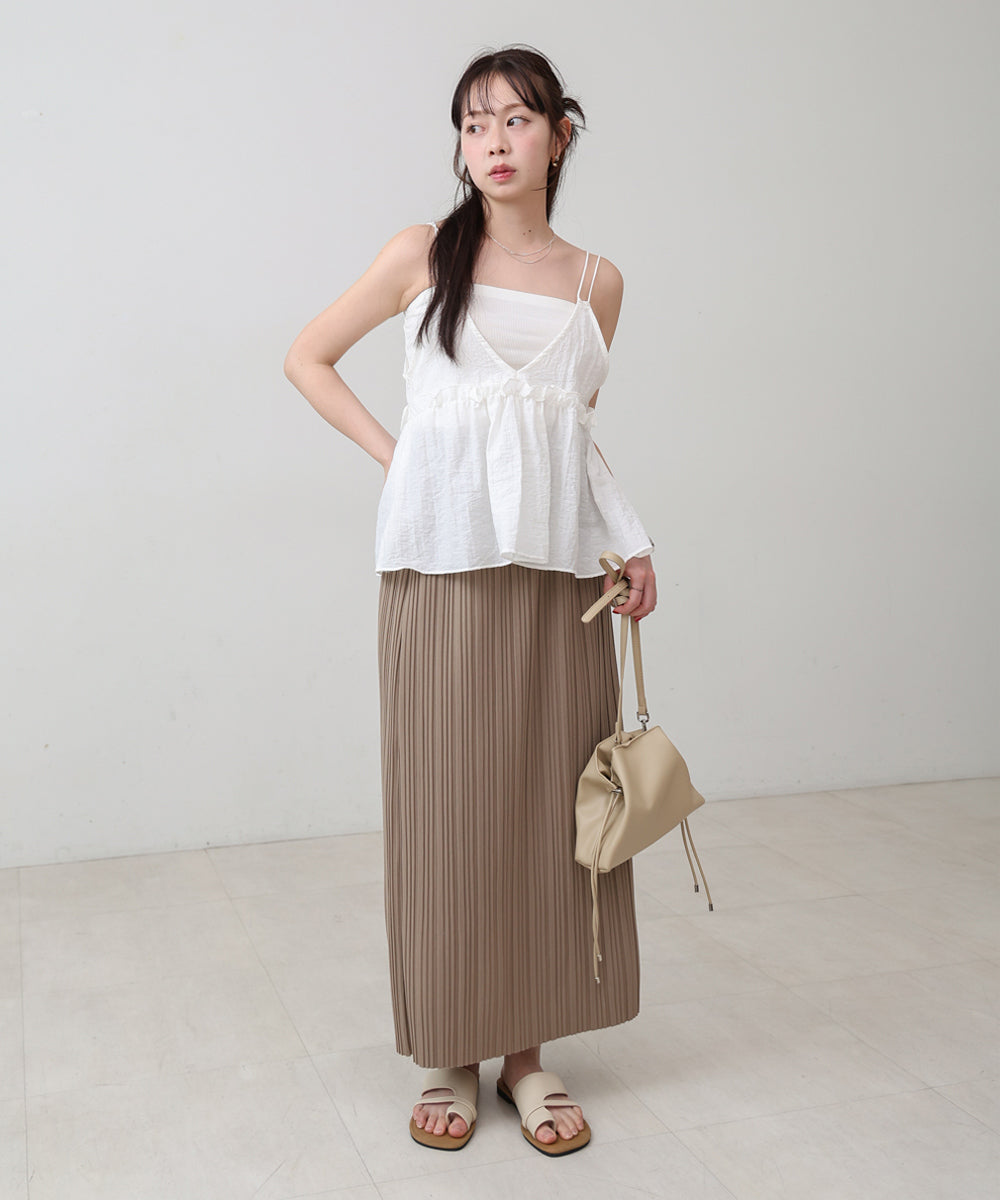 フリルキャミトップス