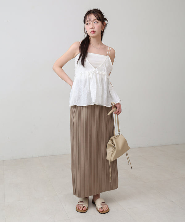 フリルキャミトップス