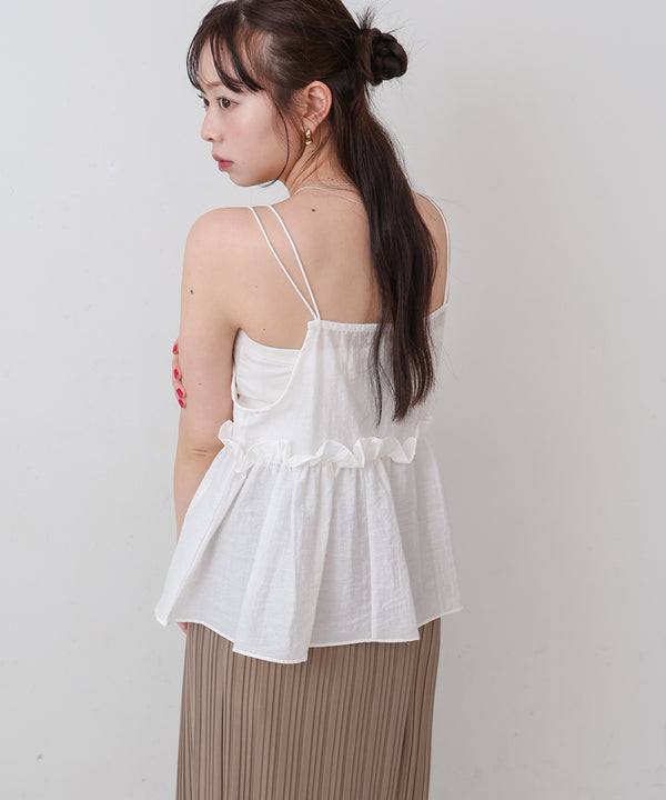 フリルキャミトップス