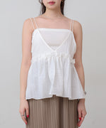 フリルキャミトップス