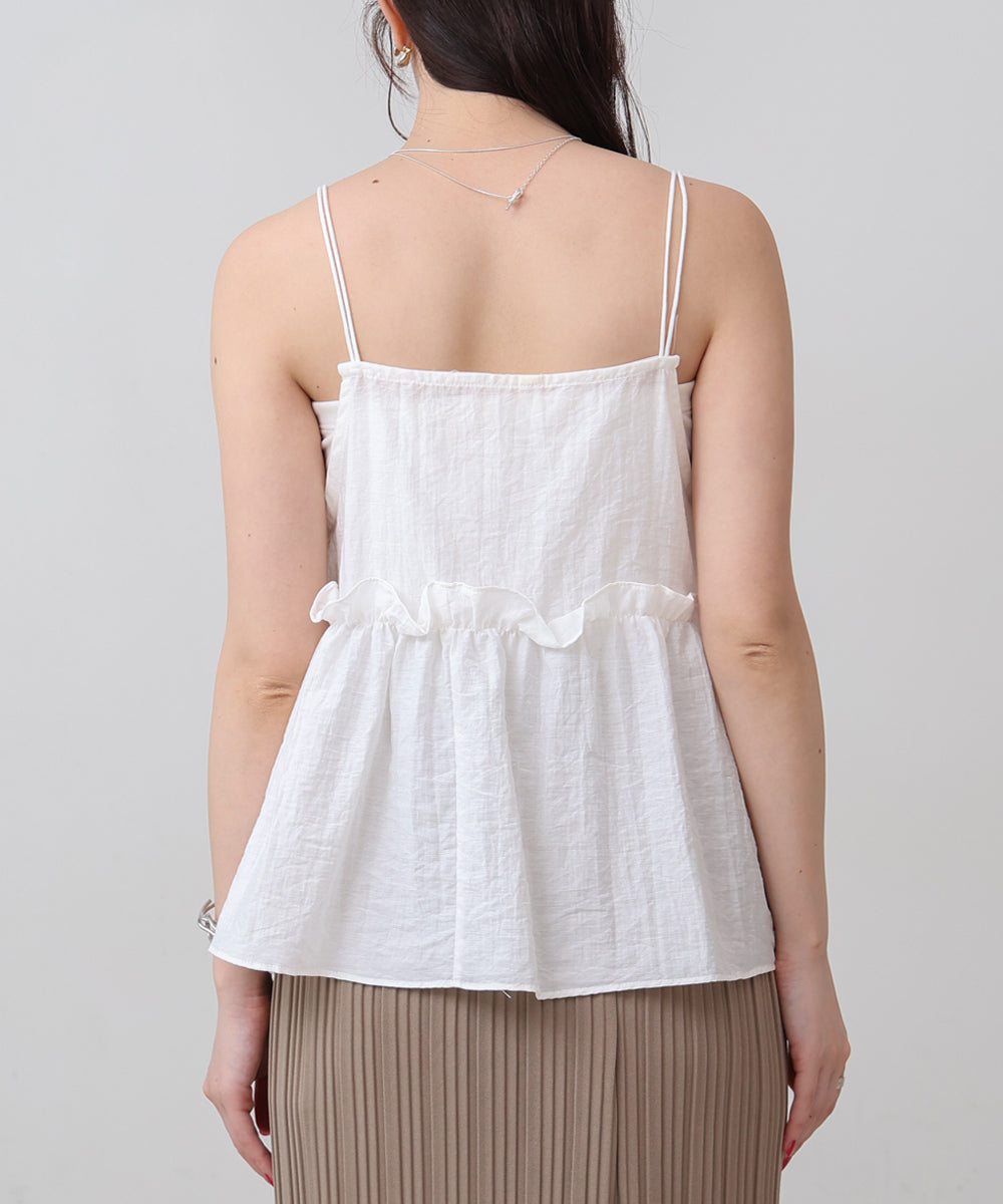 フリルキャミトップス