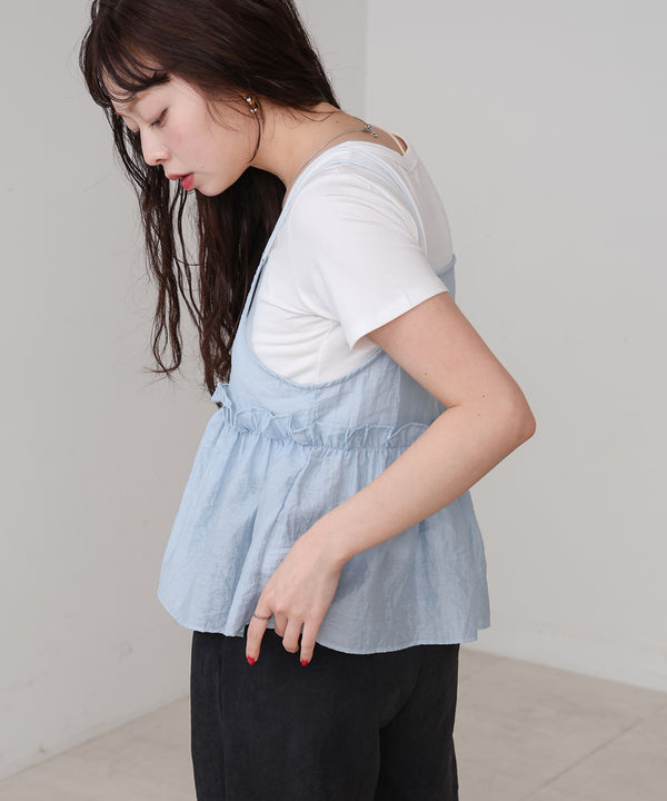 フリルキャミトップス