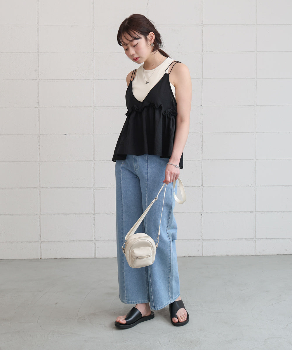 フリルキャミトップス