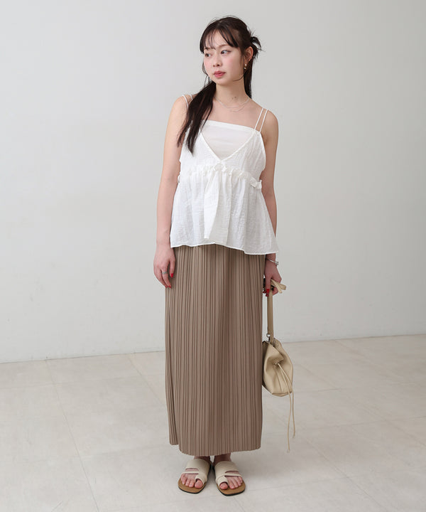 フリルキャミトップス