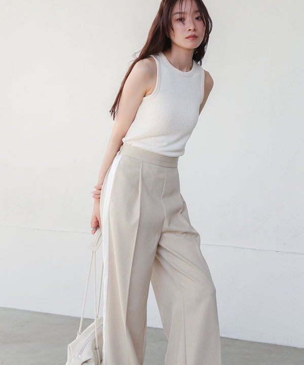 ランダムリブタンクトップ