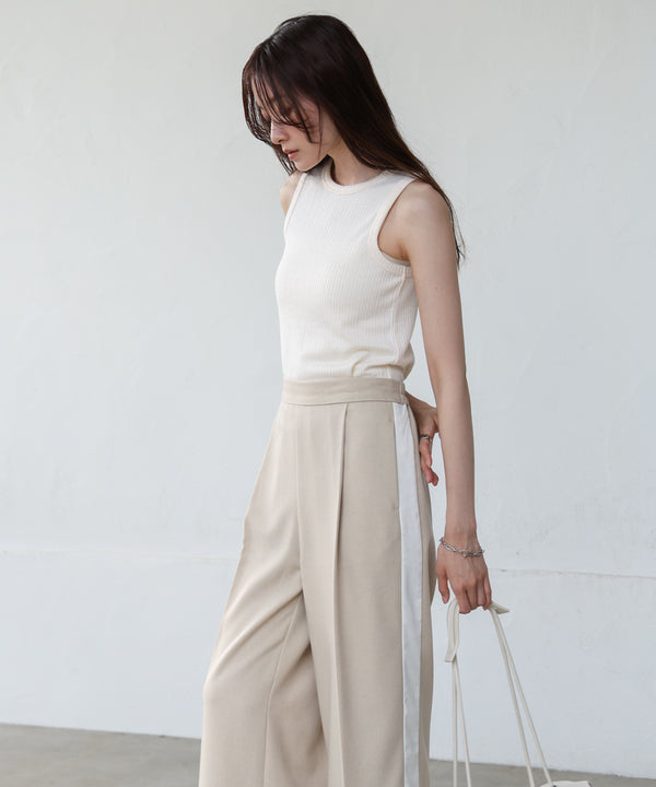 ランダムリブタンクトップ