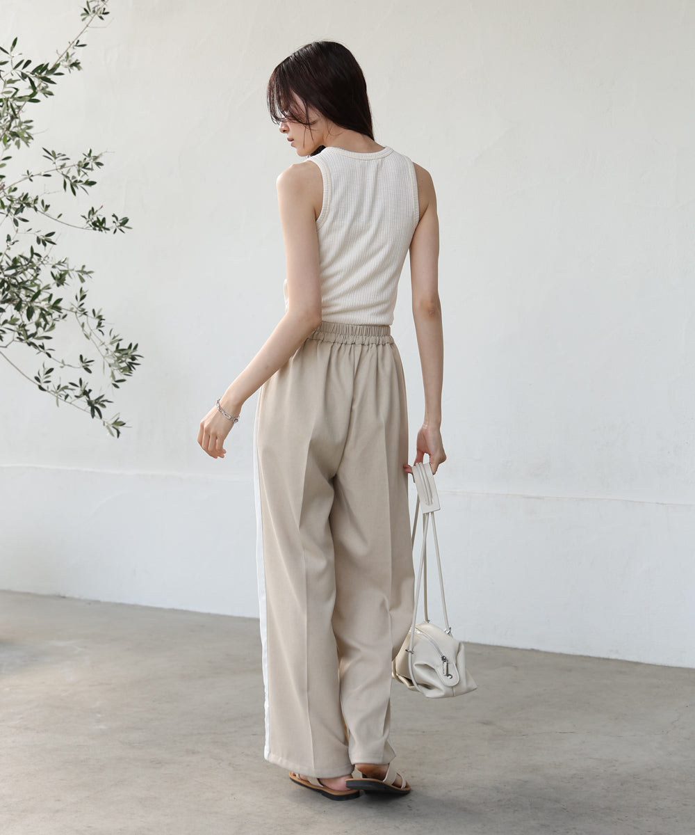 ランダムリブタンクトップ