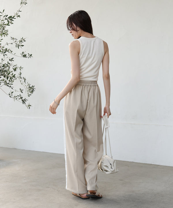 ランダムリブタンクトップ