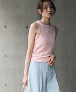 ランダムリブタンクトップ