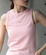 ランダムリブタンクトップ