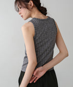 ランダムリブタンクトップ